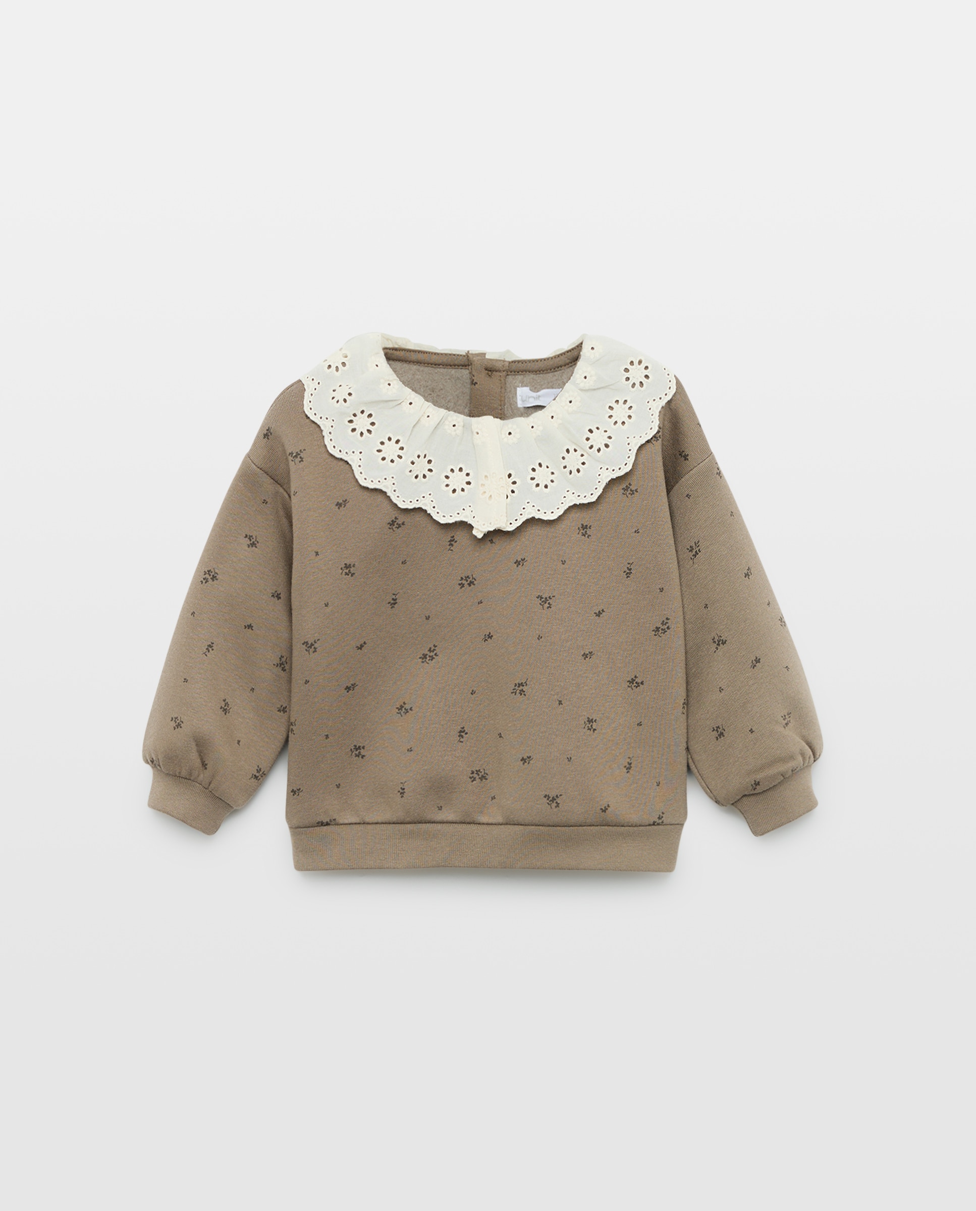 Imagen 0 de Sudadera bebé niña cuello volante
