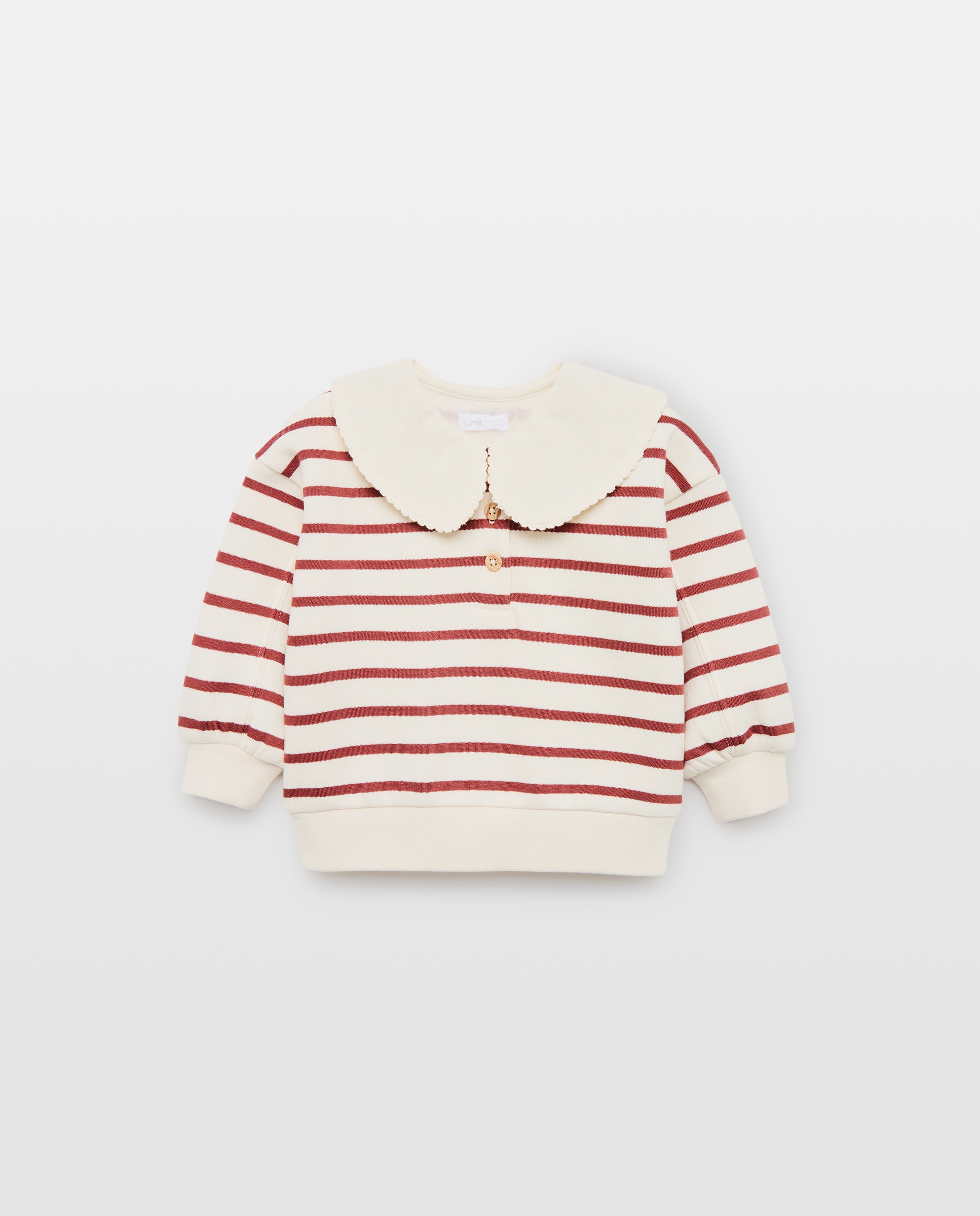 Imagen 0 de Sudadera bebé niña con cuello