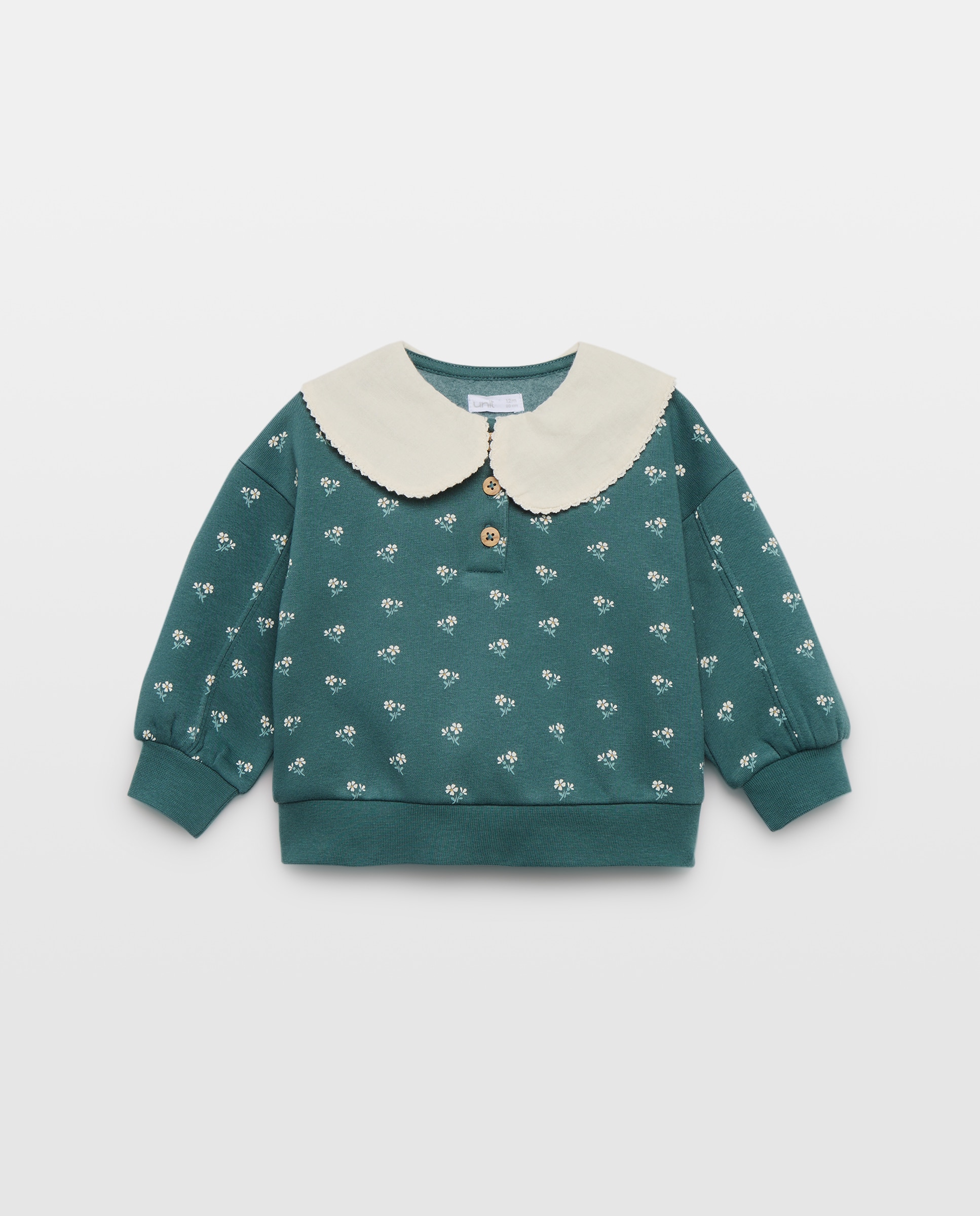 Imagen 0 de Sudadera bebé niña con cuello
