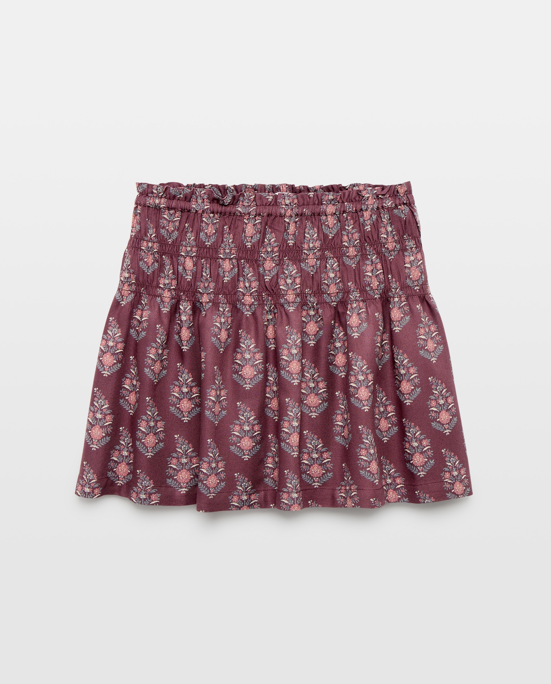 Imagen 0 de Falda niña estampada con lazo