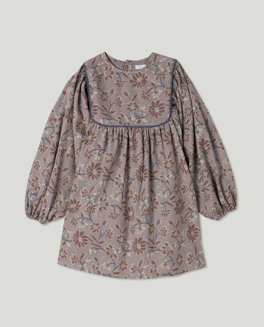 Imagen 0 de Vestido niña estampado con canesú
