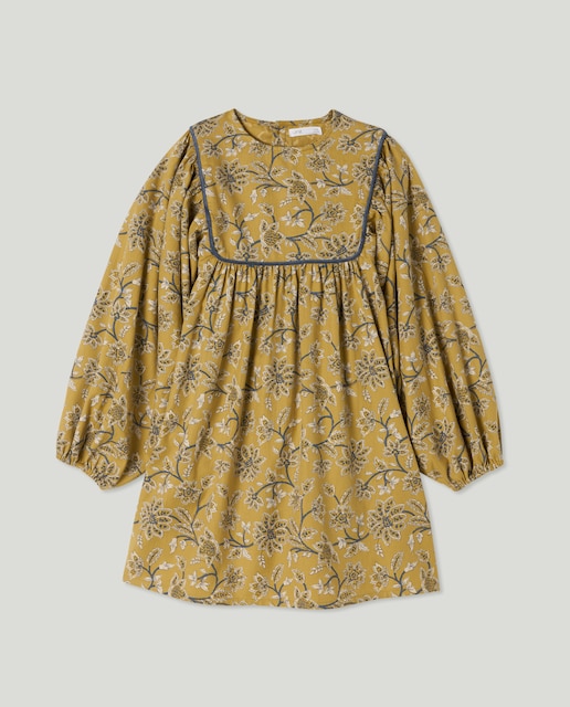 Imagen 0 de Vestido niña estampado con canesú