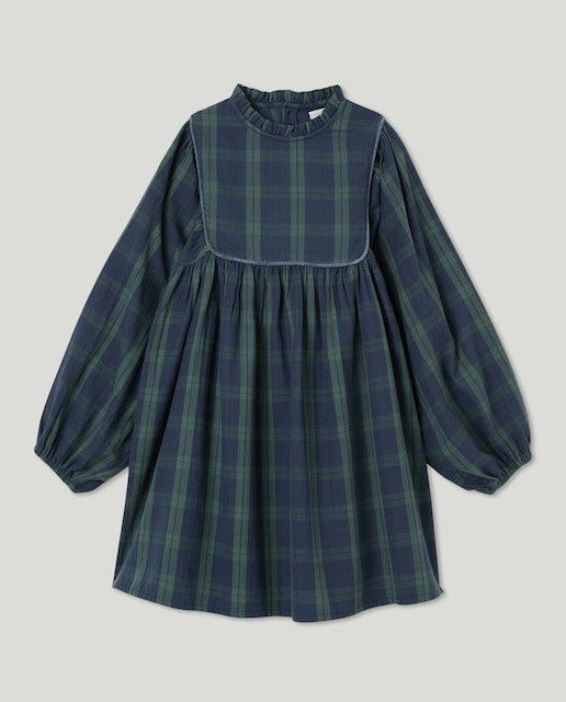 Imagen 0 de Vestido niña cuadros de franela