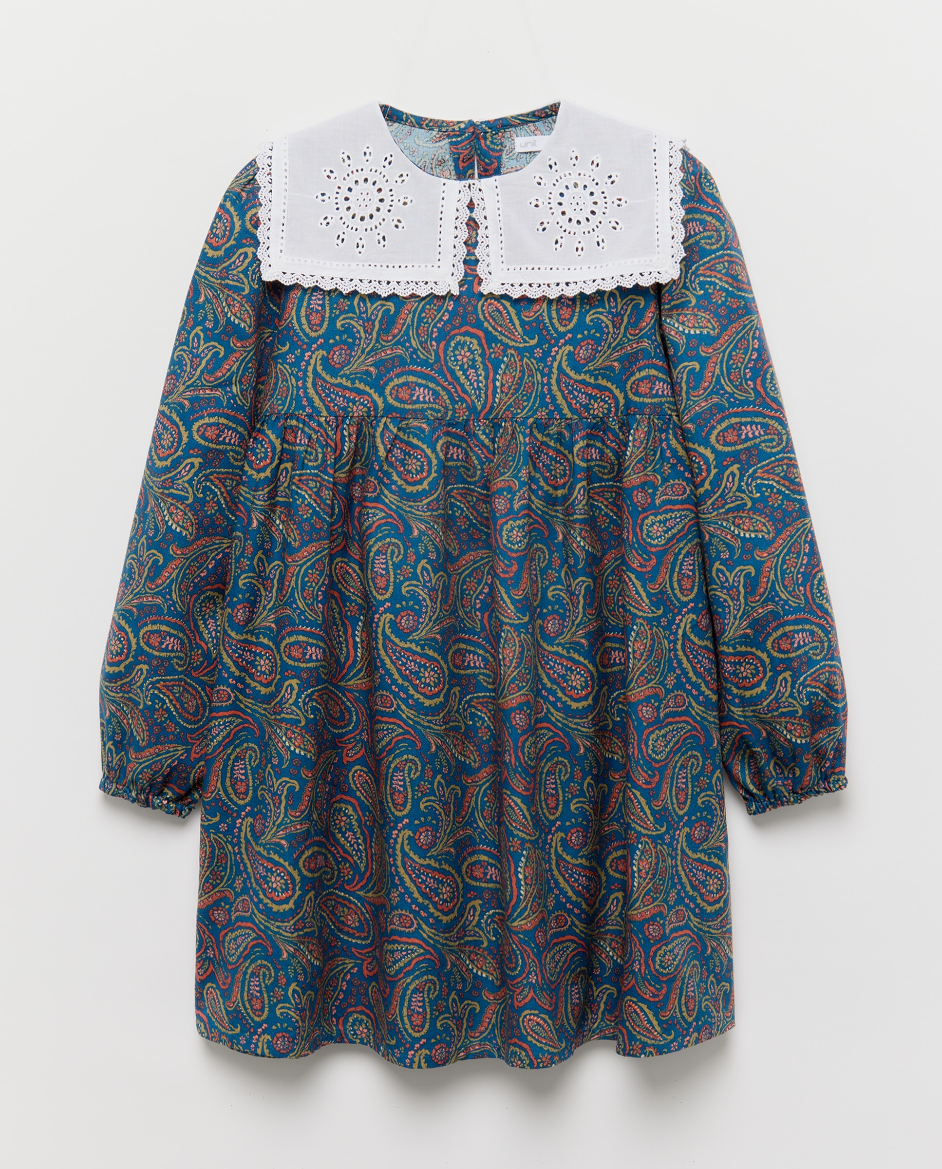 Imagen 0 de Vestido niña estampado con cuello