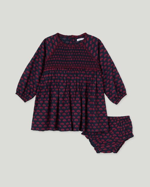 Imagen 0 de Vestido bebé estampado de viscosa