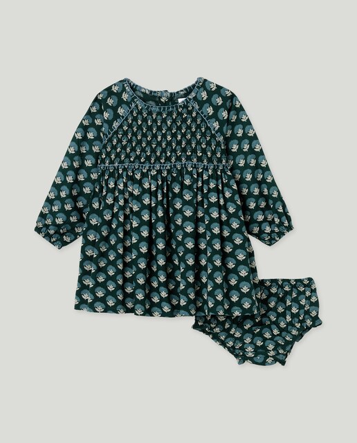 Imagen 0 de Vestido bebé estampado de viscosa
