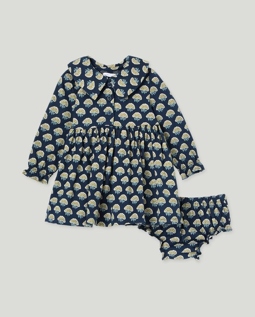 Imagen 0 de Vestido bebè con cuellos