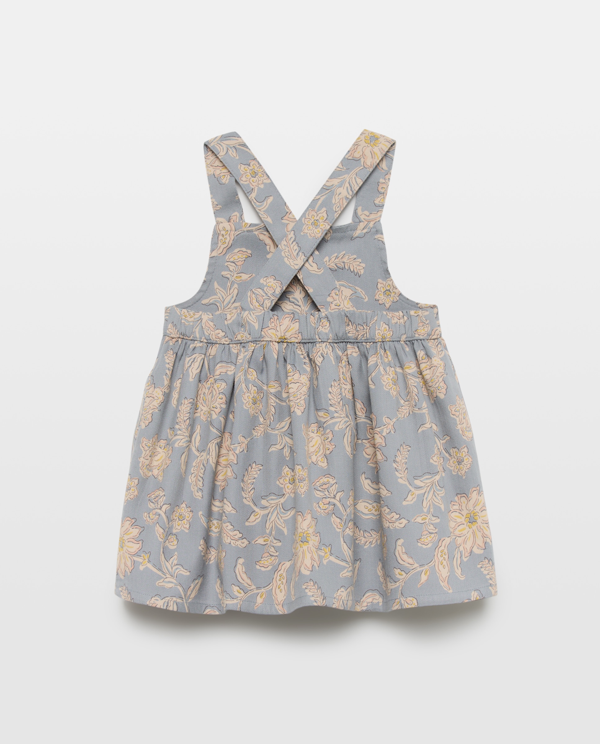 Vestido bebé niña tipo pichi 400 Azul-2