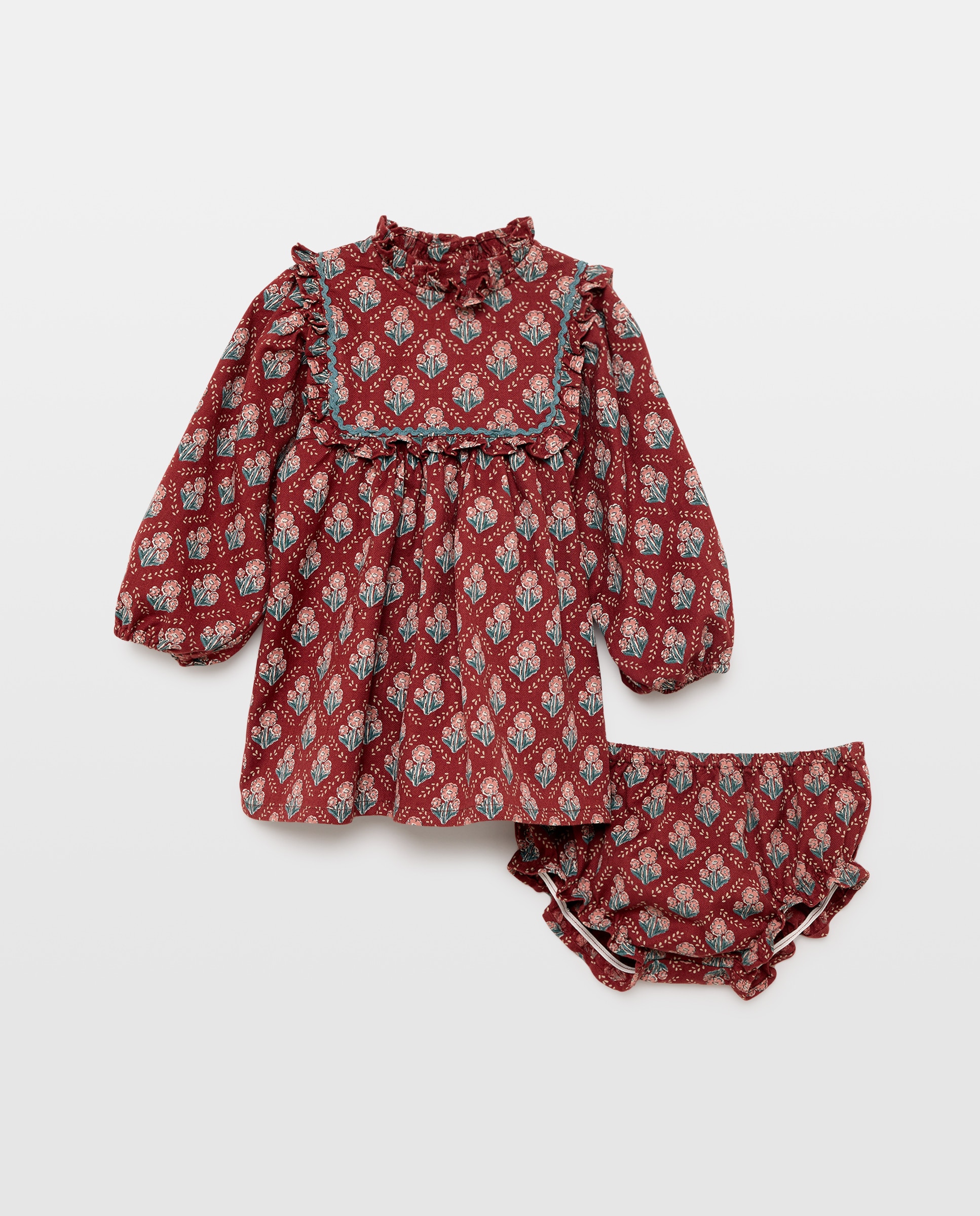 Imagen 0 de Vestido bebé niña con canesú