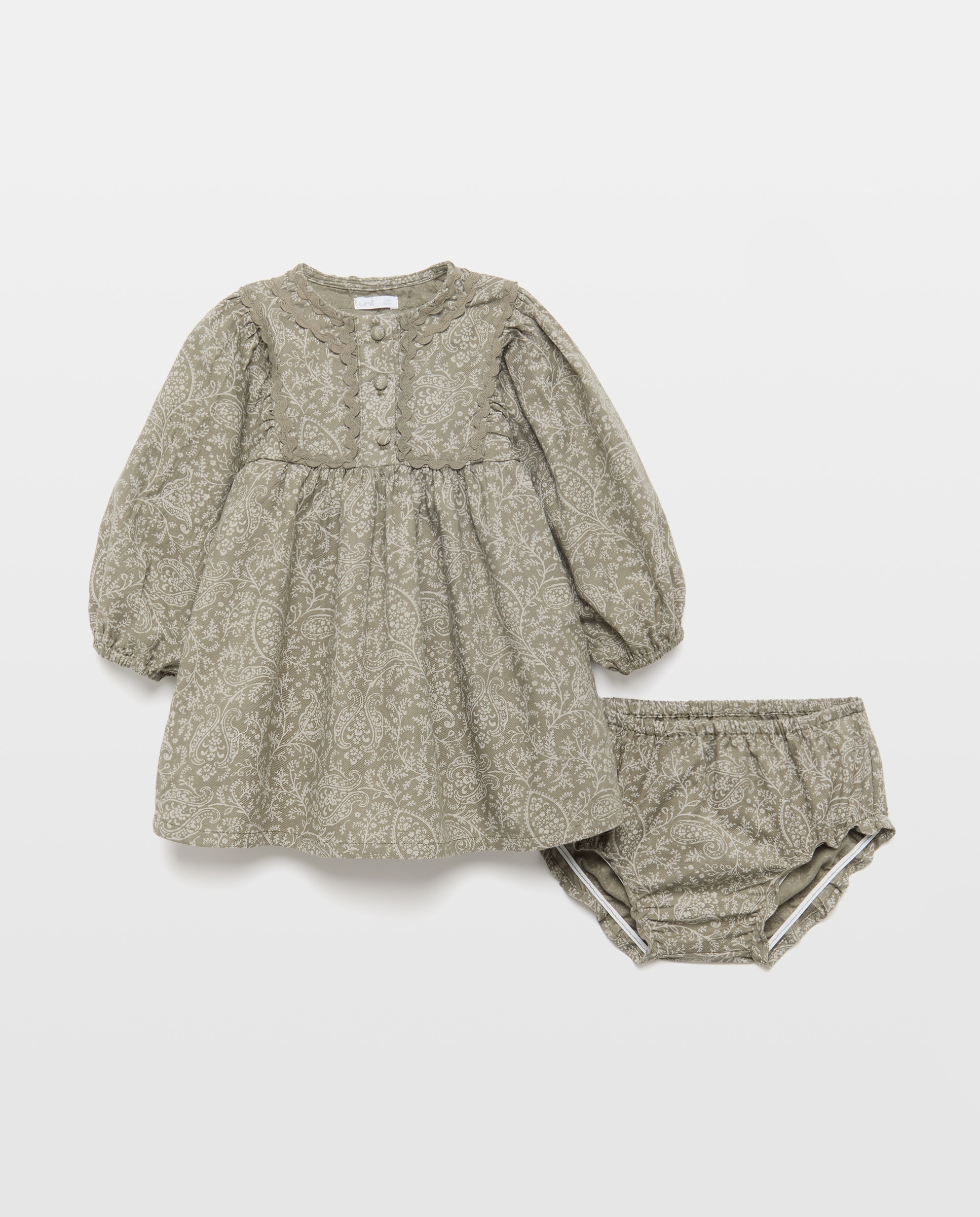 Imagen 0 de Vestido bebé niña con rick rack