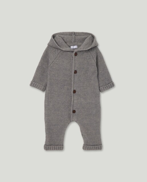 Imagen 0 de Buzo recién nacido tricot capucha