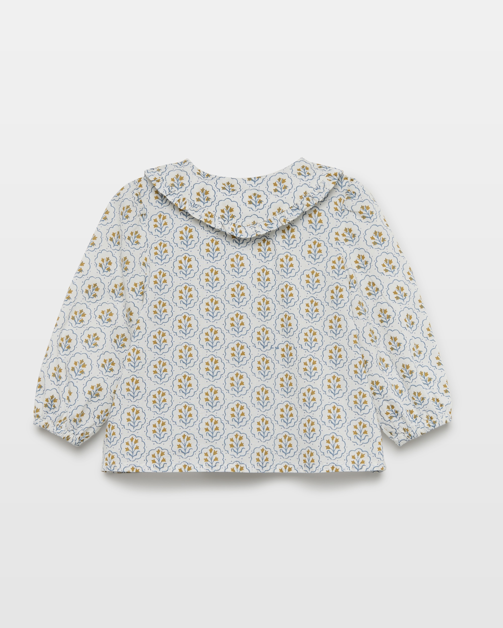 Blusa de recién nacido estampado sello Blanco roto-2