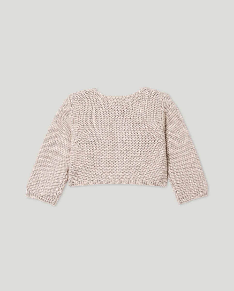 Chaqueta corta recién nacido Tostado-2