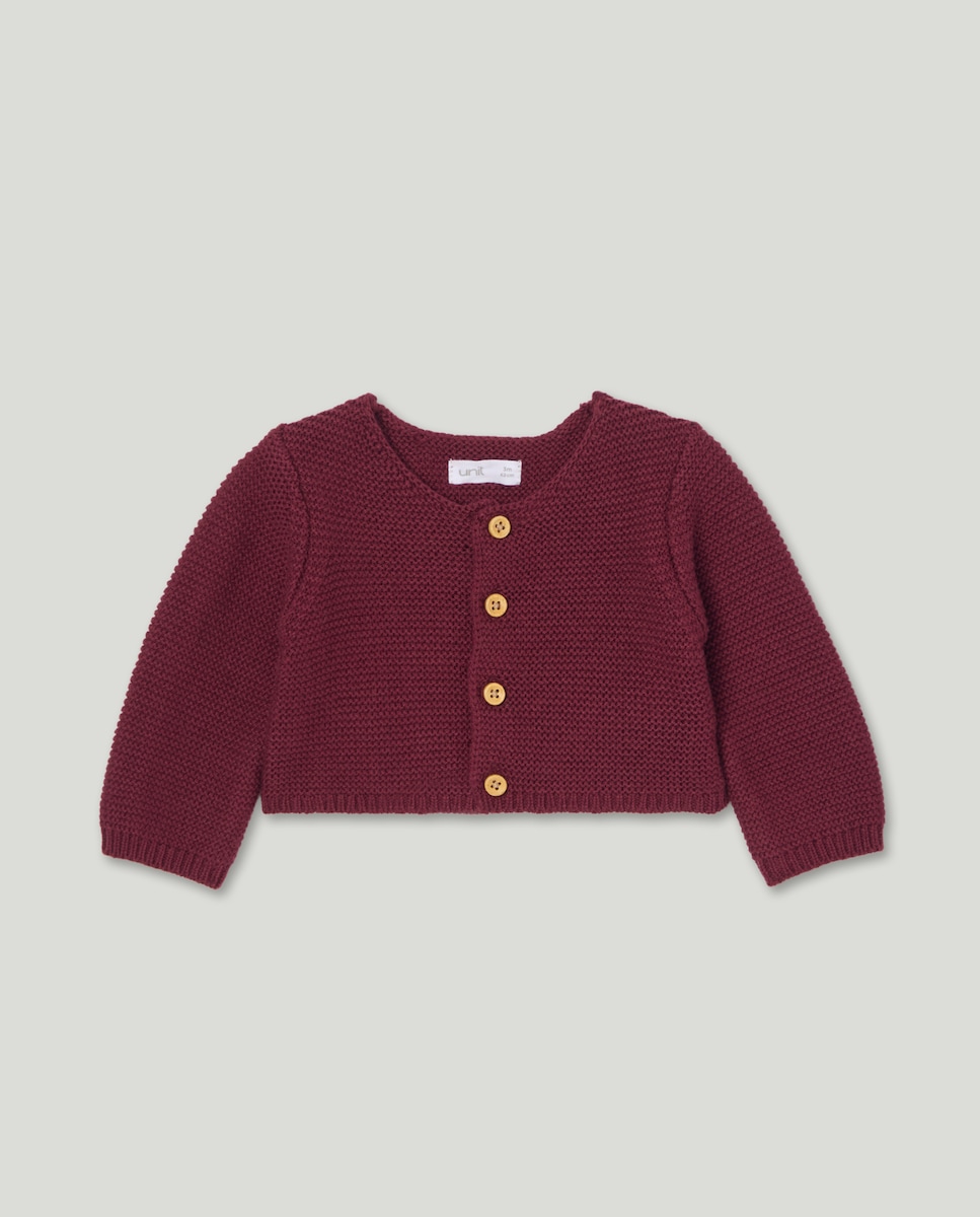 Chaqueta corta recién nacido navidad 600 Rojo-1