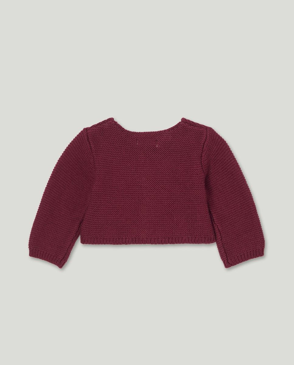 Chaqueta corta recién nacido navidad 600 Rojo-2