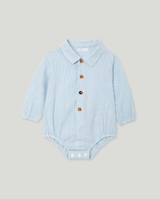 Imagen 0 de Ranita recién nacido chambré rayas