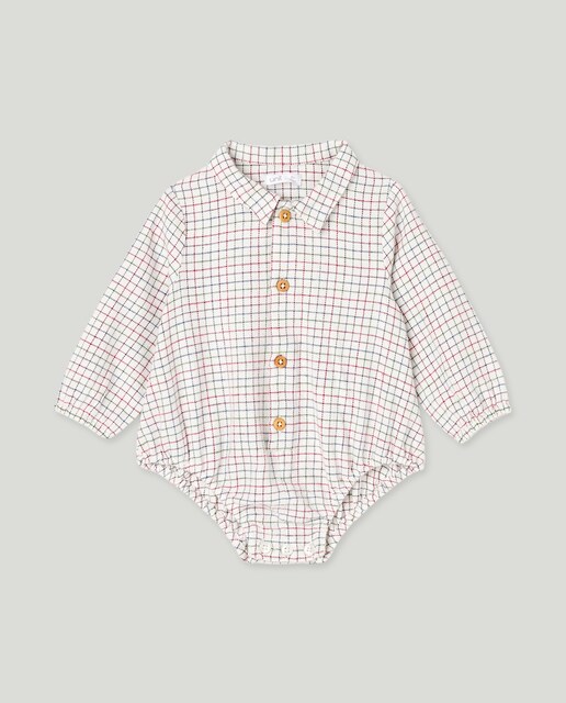 Imagen 0 de Ranita recién nacido cuello y cuadros