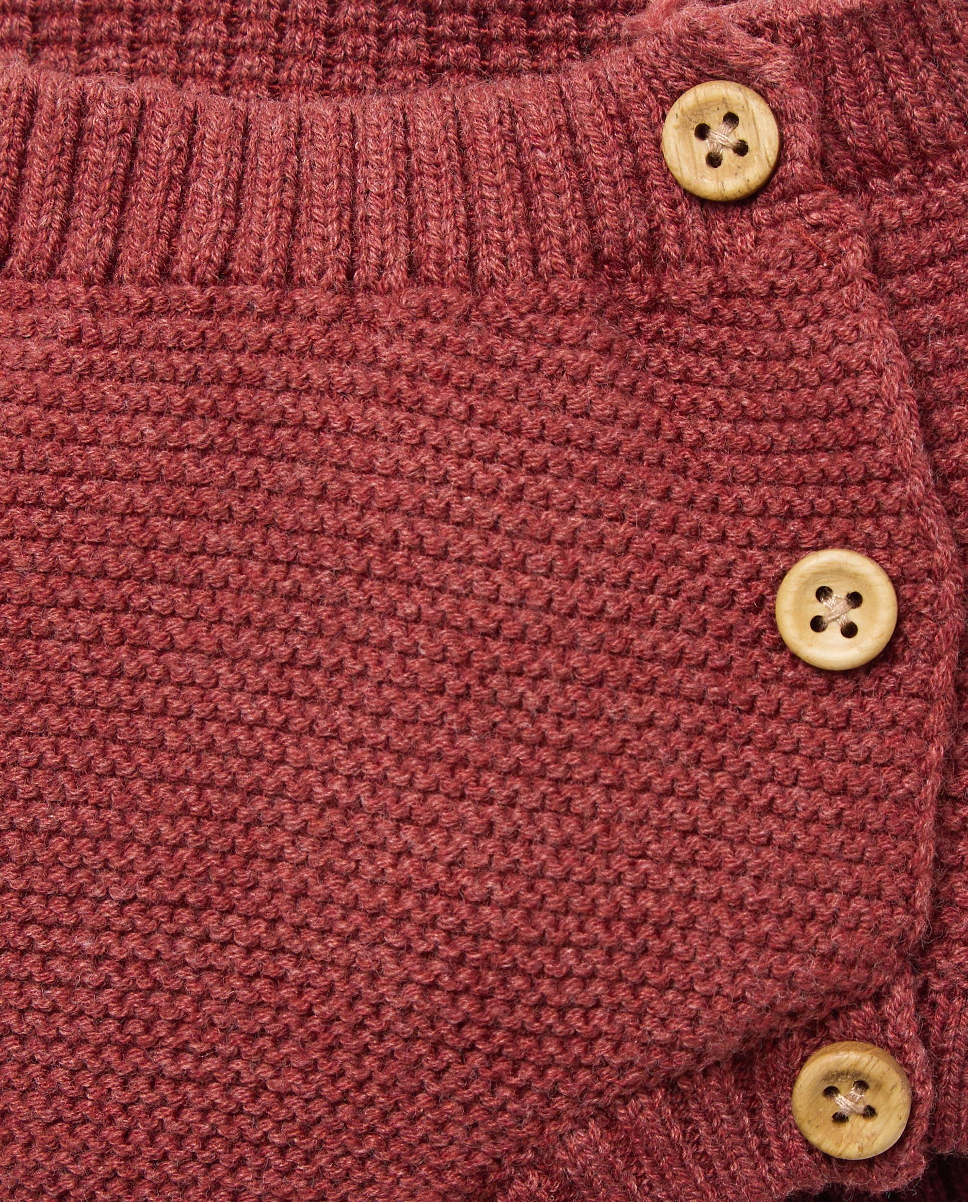 Cubrepañal de recién nacido tricot 770 Terracota-3