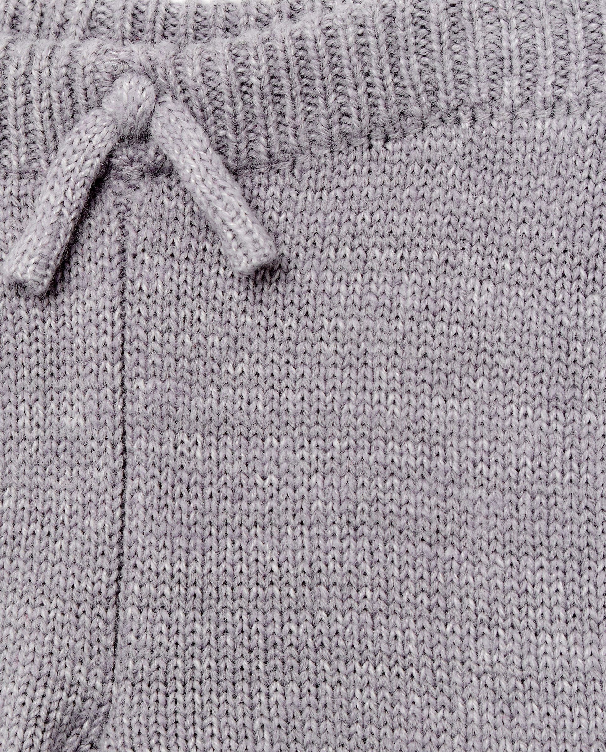 Pantalón de recién nacido de tricot 820 Gris medio-3