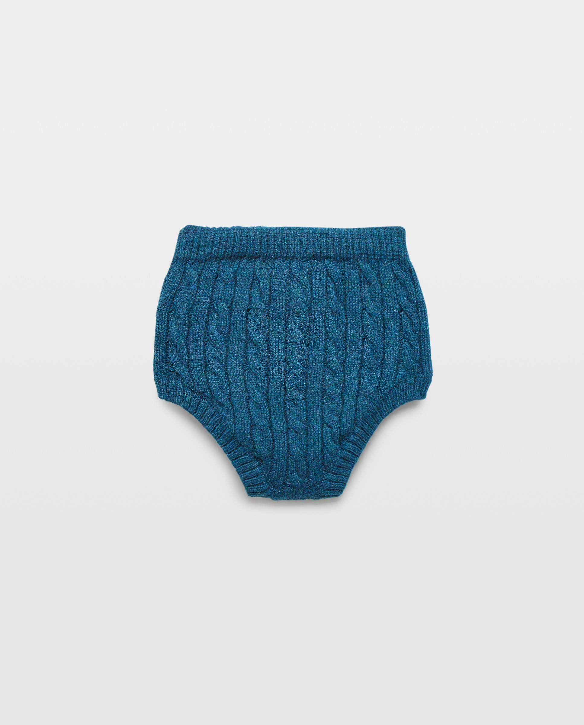 Cubrepañal de recién nacido tricot ochos Azul oscuro-2