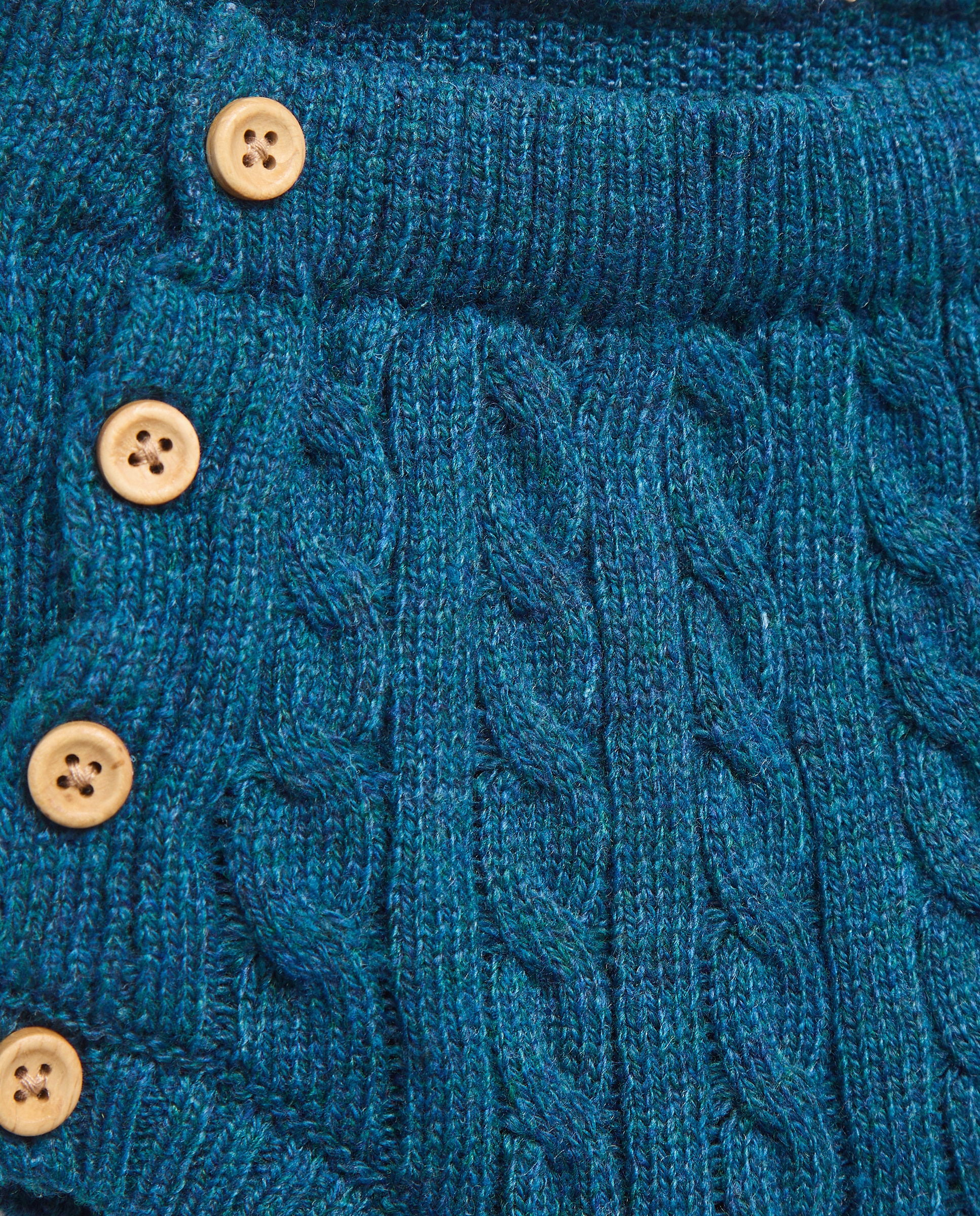 Cubrepañal de recién nacido tricot ochos Azul oscuro-3