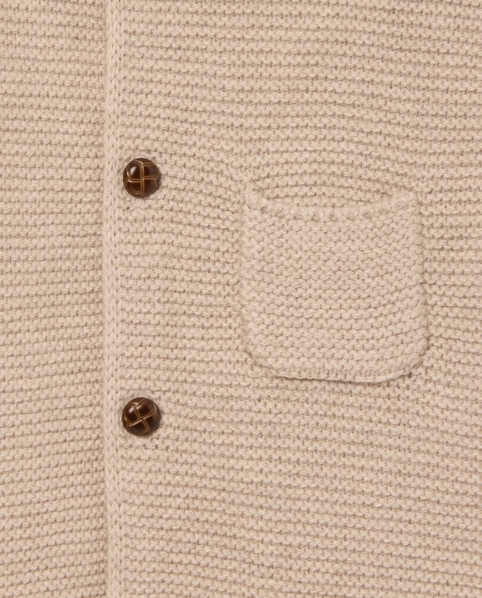 Pelele recién nacido manga larga Tostado-3