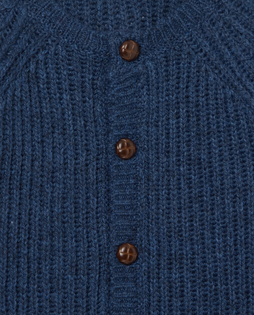 Pelele recién nacido manga punto inglés Azul marino-3