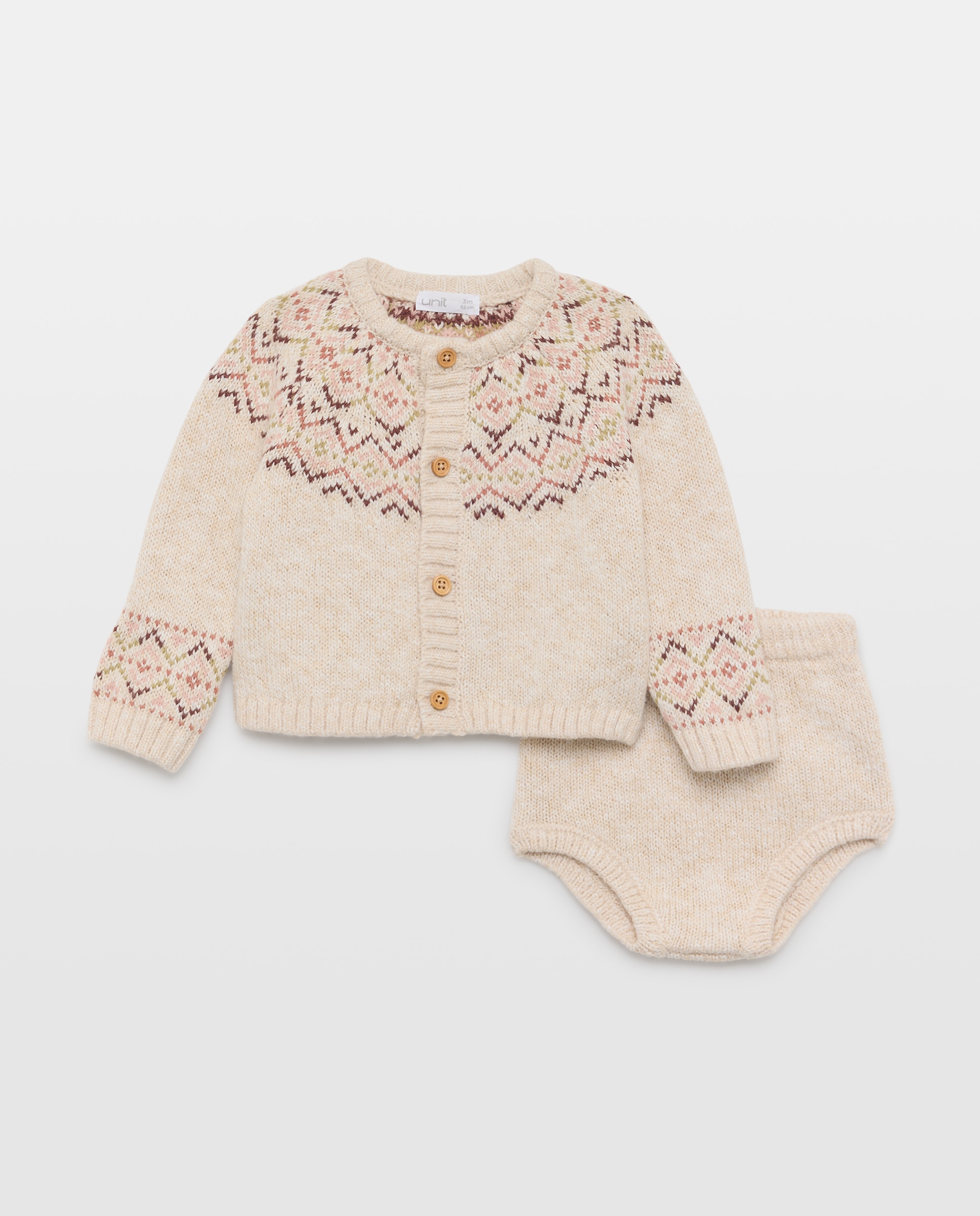 Imagen 0 de Conjunto de recién nacido tricot
