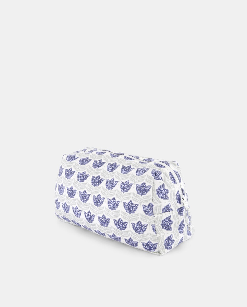 Neceser recién nacido flores Verde-2