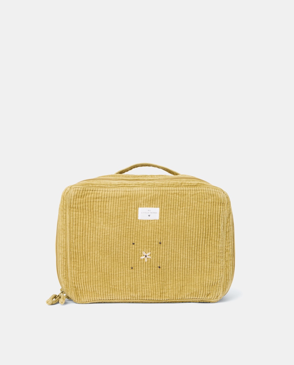 Neceser recién nacido cremallera grande 560 Oliva-1