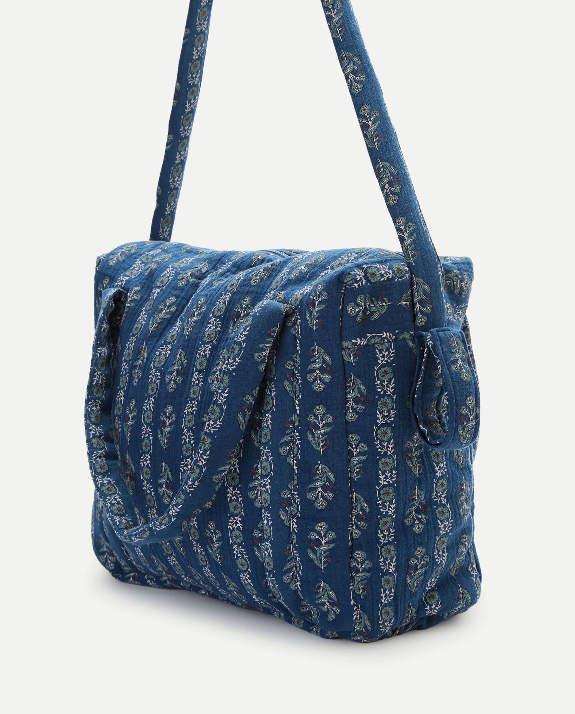 Bolsa maternal de recién nacido indio Azul marino-3