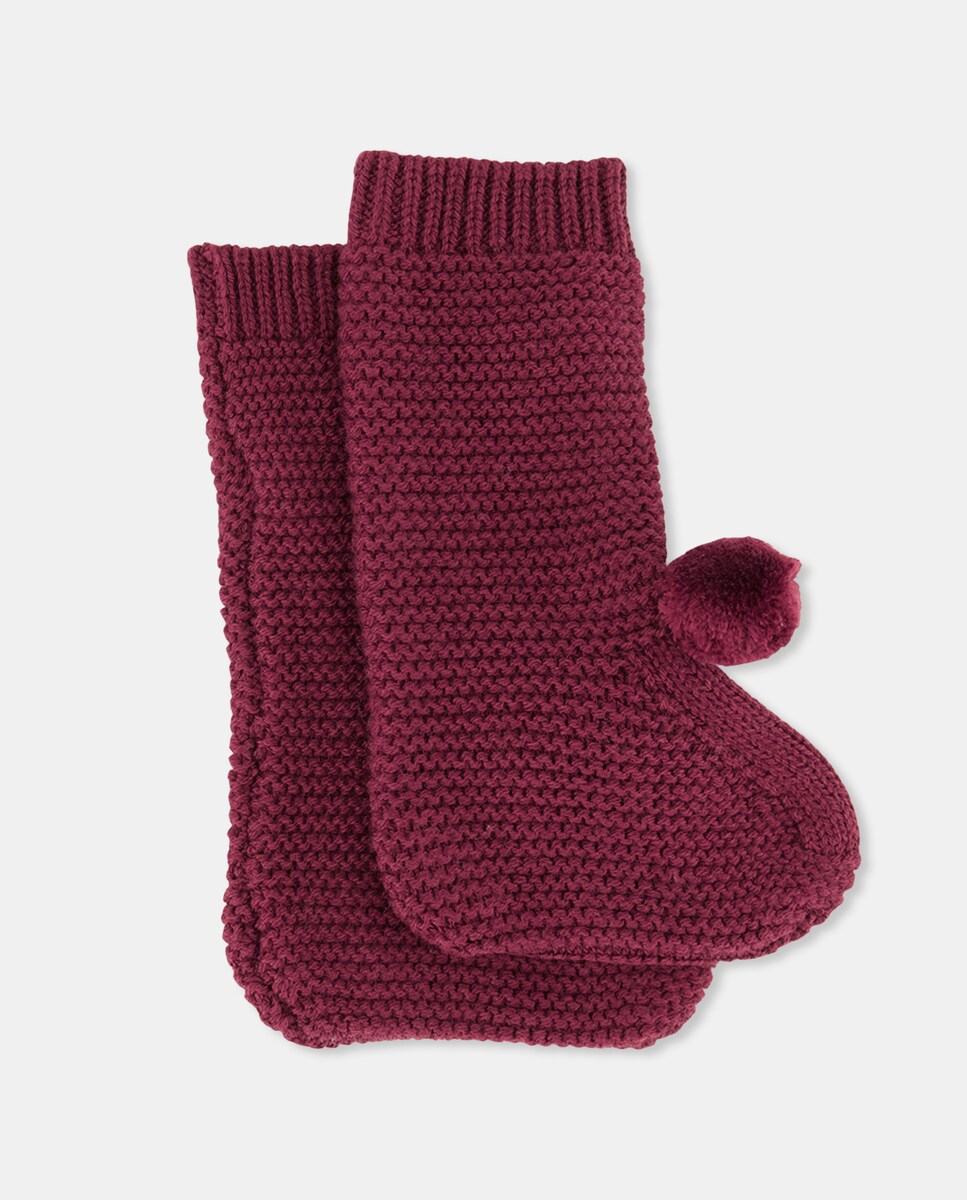 Patuco recién nacido bota navidad 600 Rojo-1