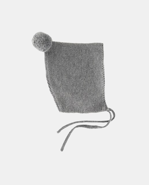 Imagen 0 de Capota recién nacido pompón