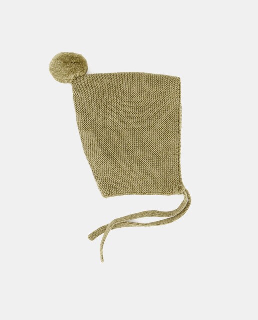 Imagen 0 de Capota recién nacido pompón