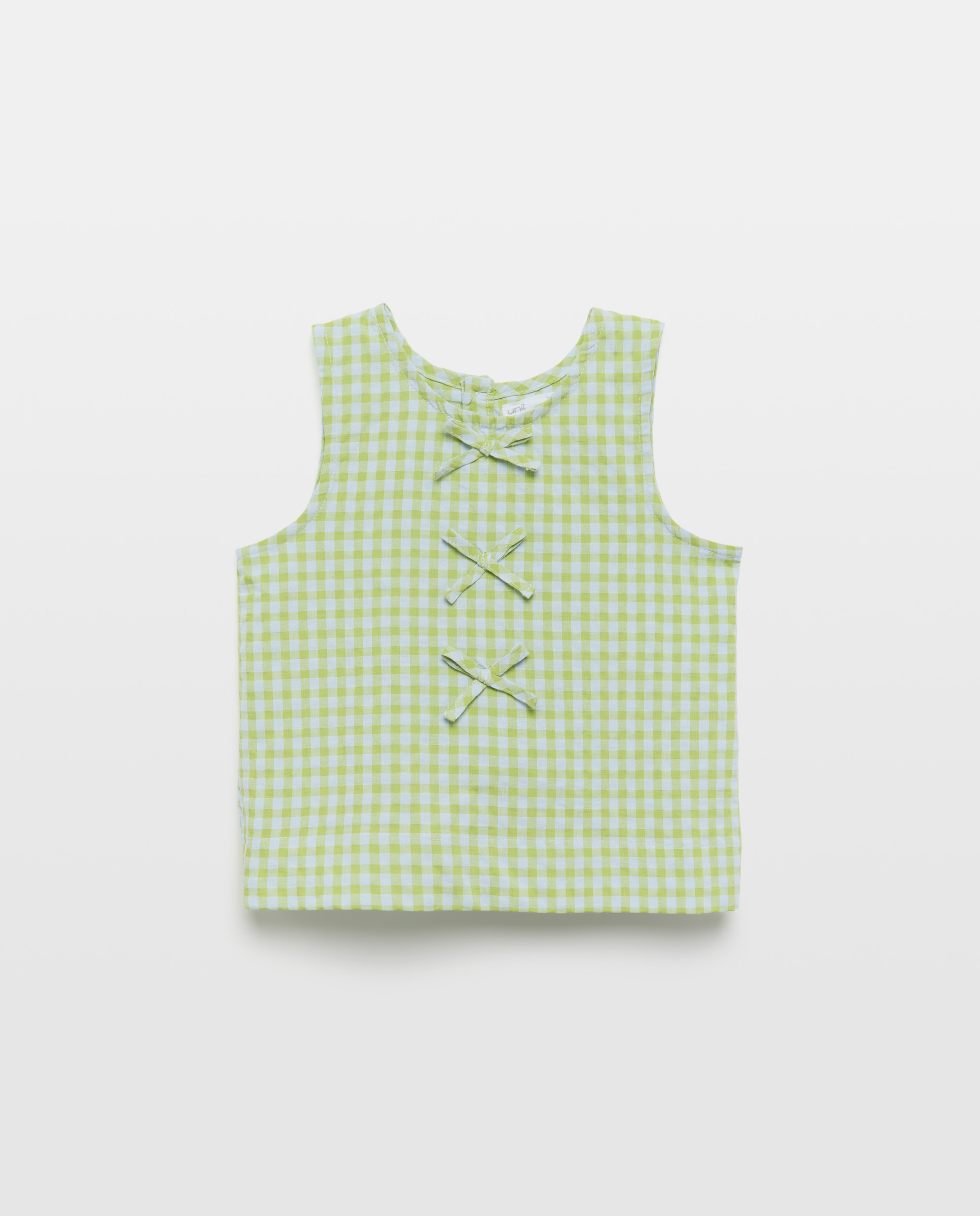 Imagen 0 de Blusa niña cuadros vichy