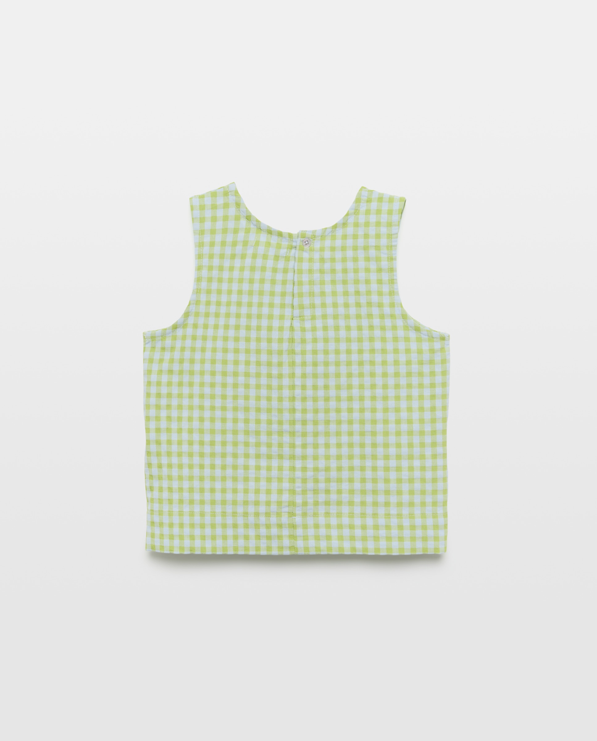 Blusa niña cuadros vichy 586 Lima-2