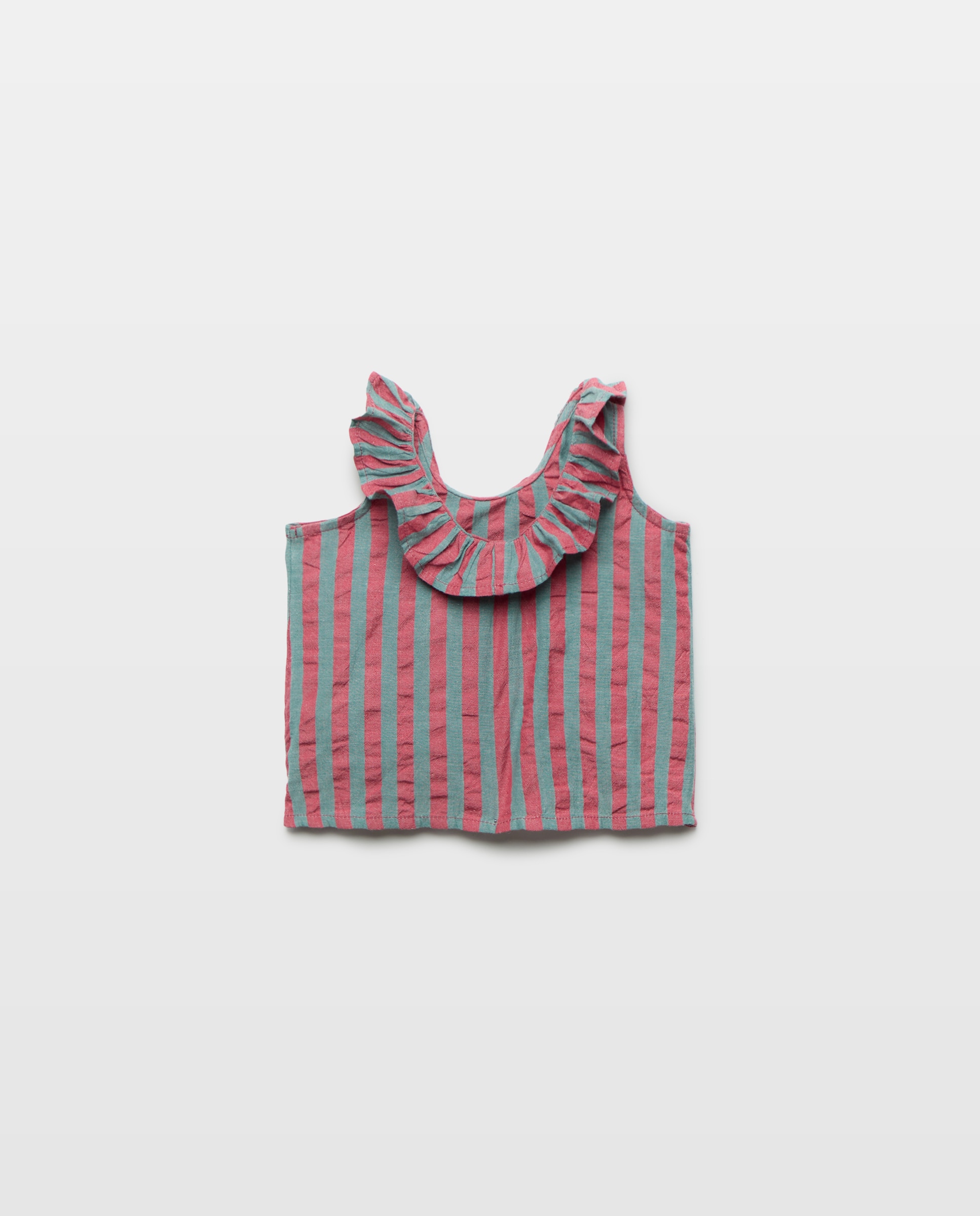 Blusa bebé niña rayas set 660 Naranja-2
