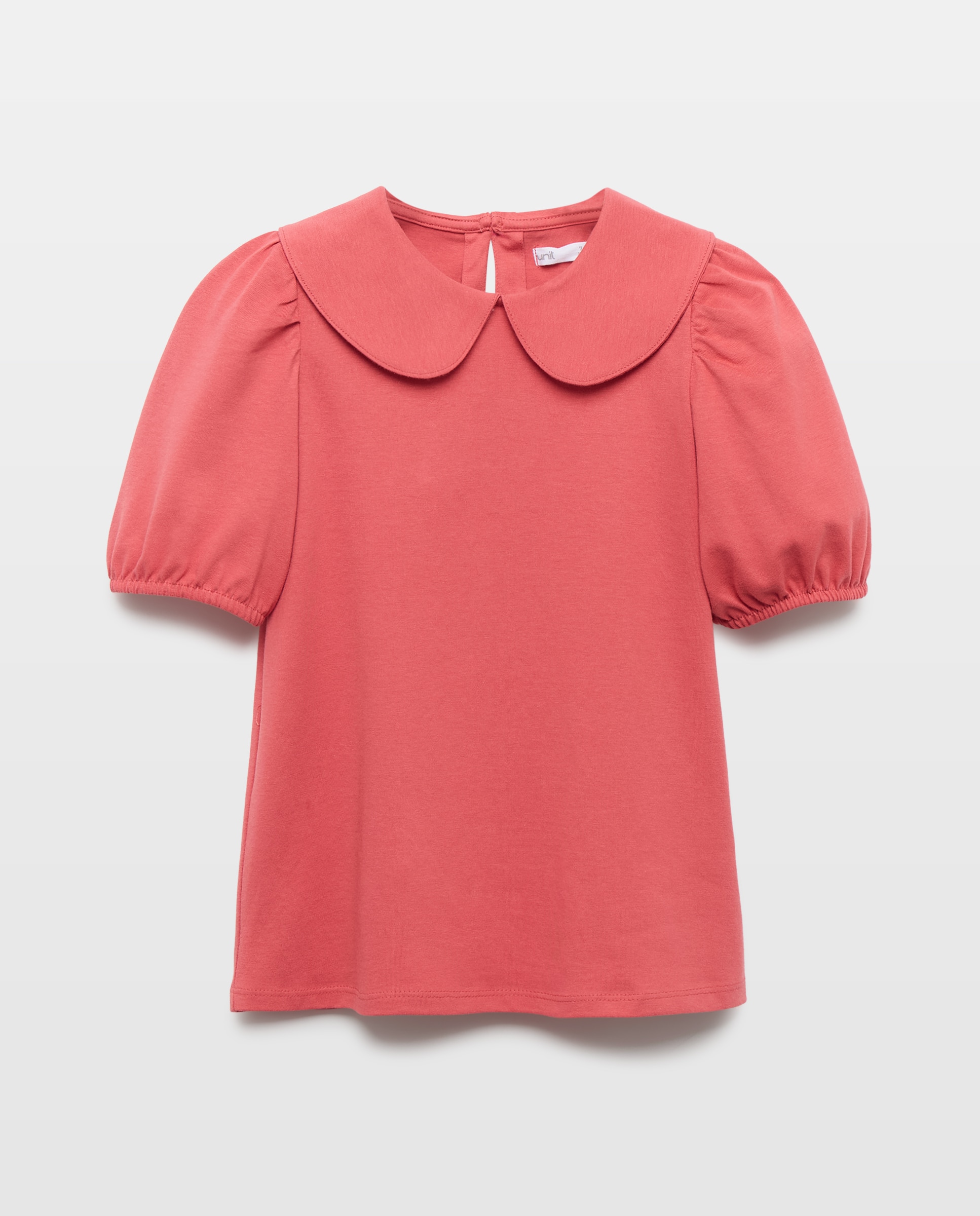 Imagen 0 de Camiseta niña con cuello y manga globo