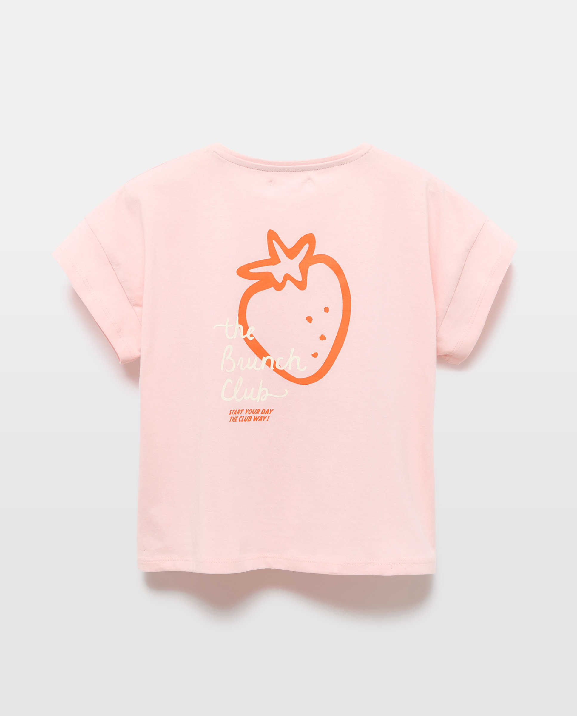 Camiseta niña estampada 200 Rosa-2