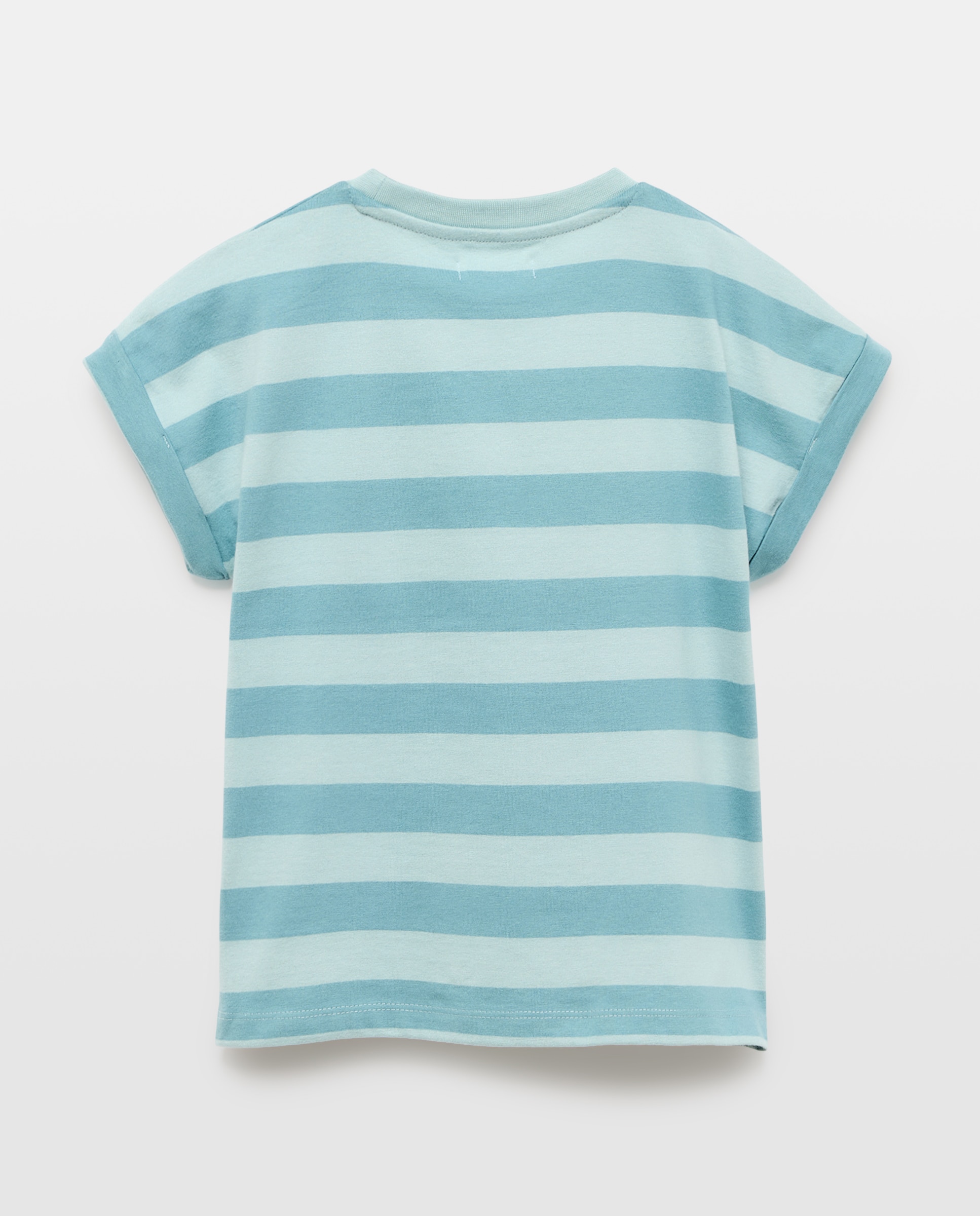 Camiseta niña de punto rayas Jabón-2
