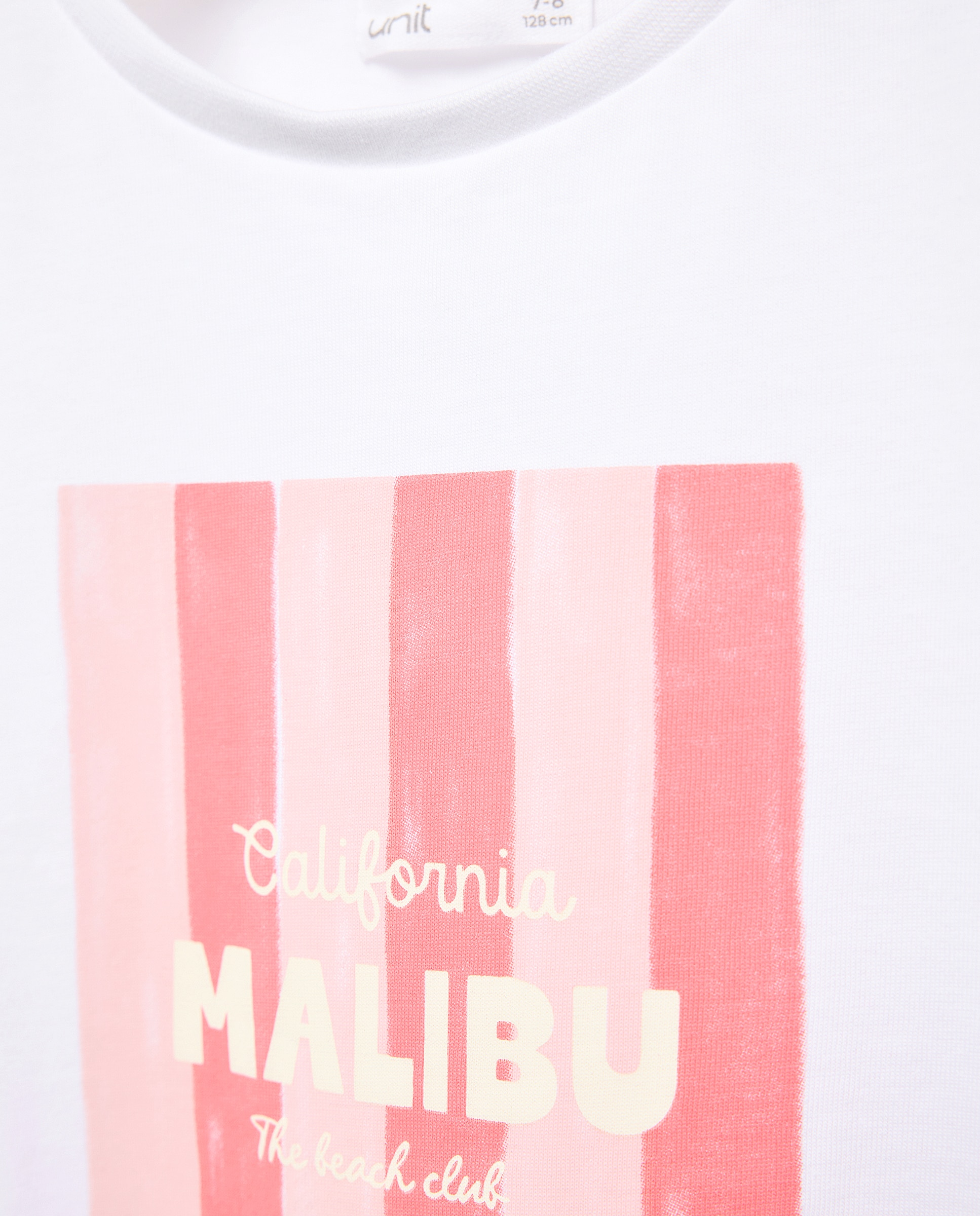 Camiseta niña print grande Blanco-3