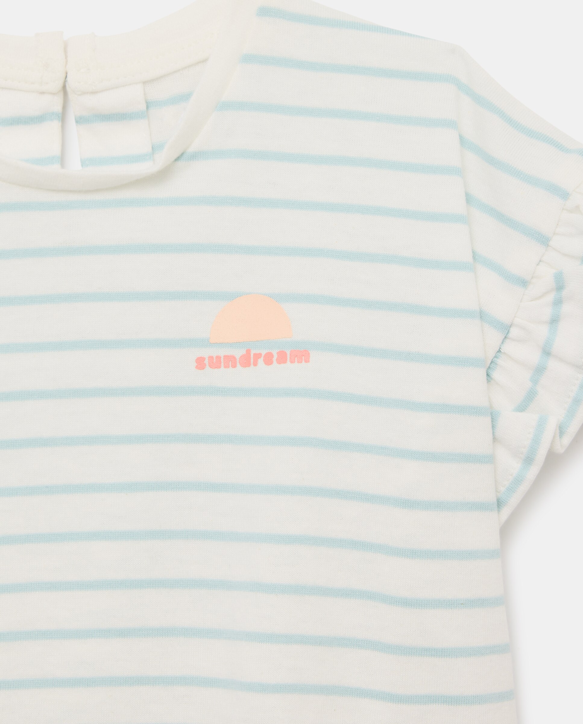 Camiseta bebé niña estampada Blanco-3