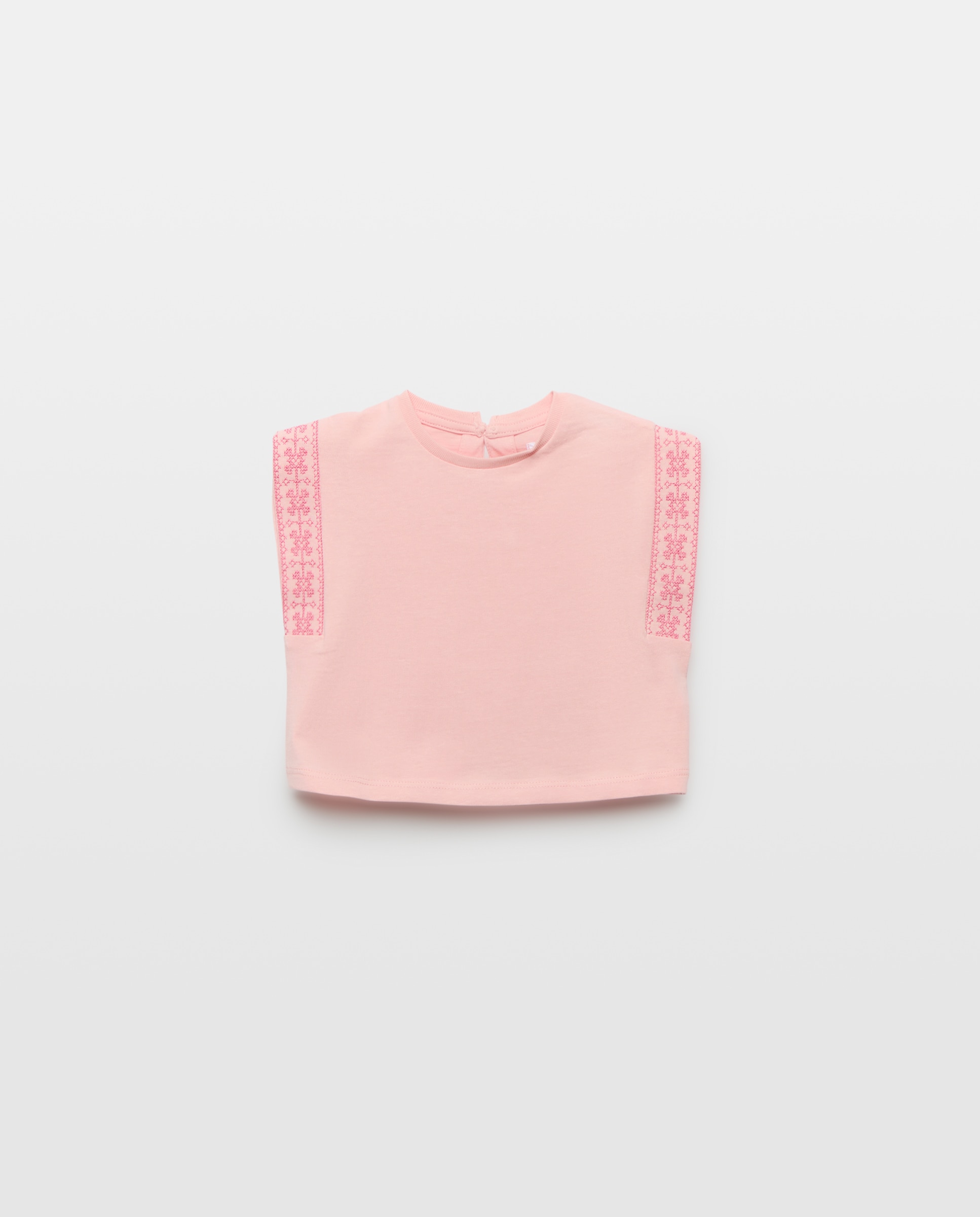 Imagen 0 de Camiseta bebé niña con bordados
