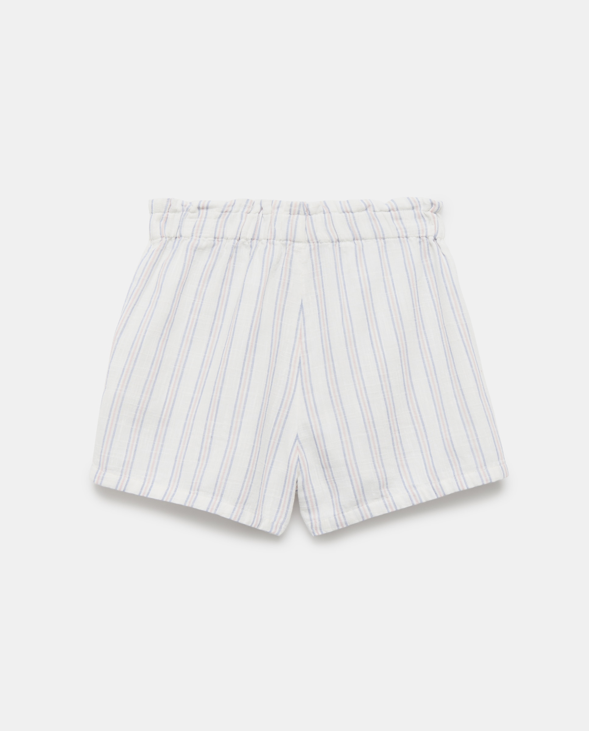 Short niña lino set 400 Azul-2