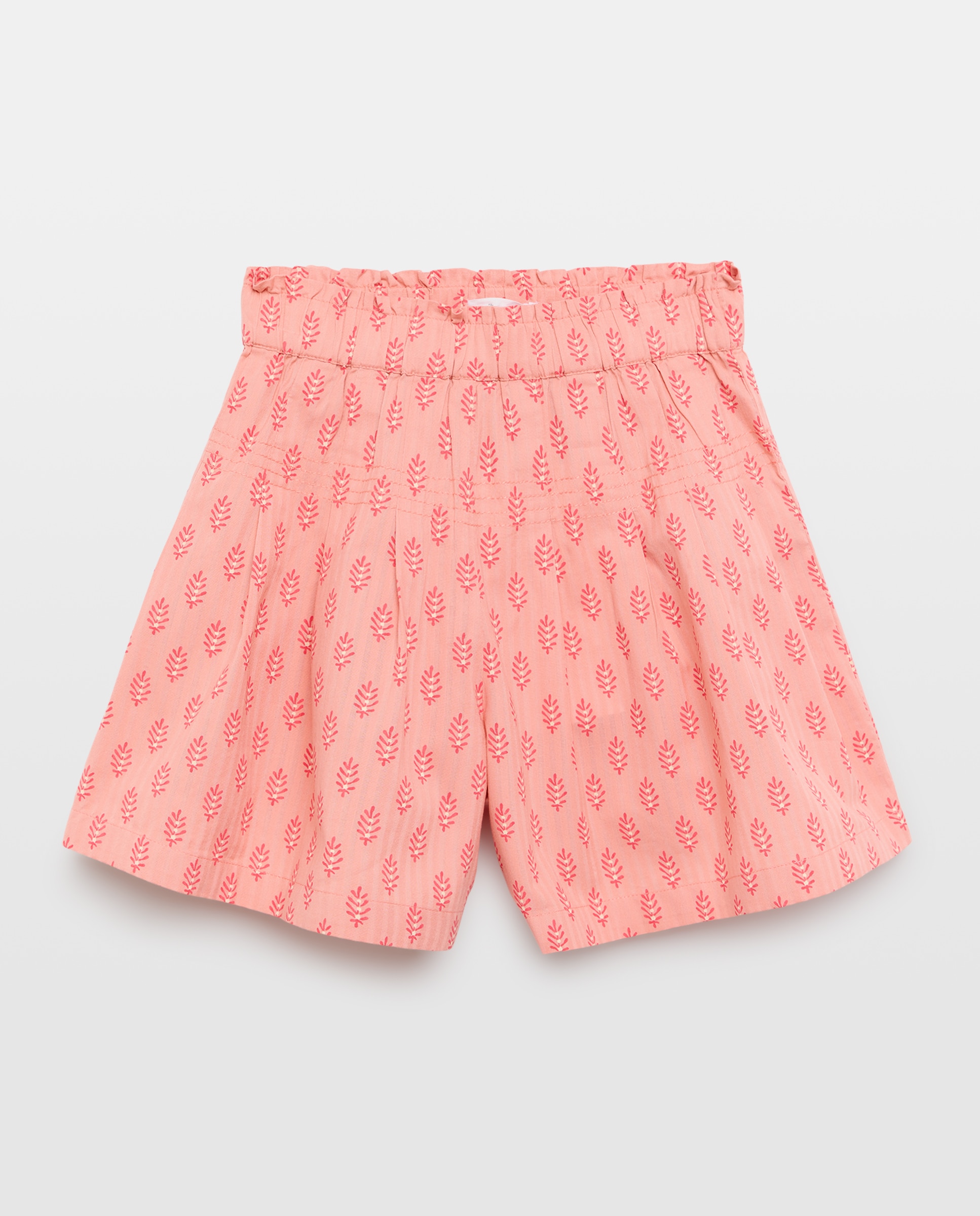 Imagen 0 de Short niña de lino estampado