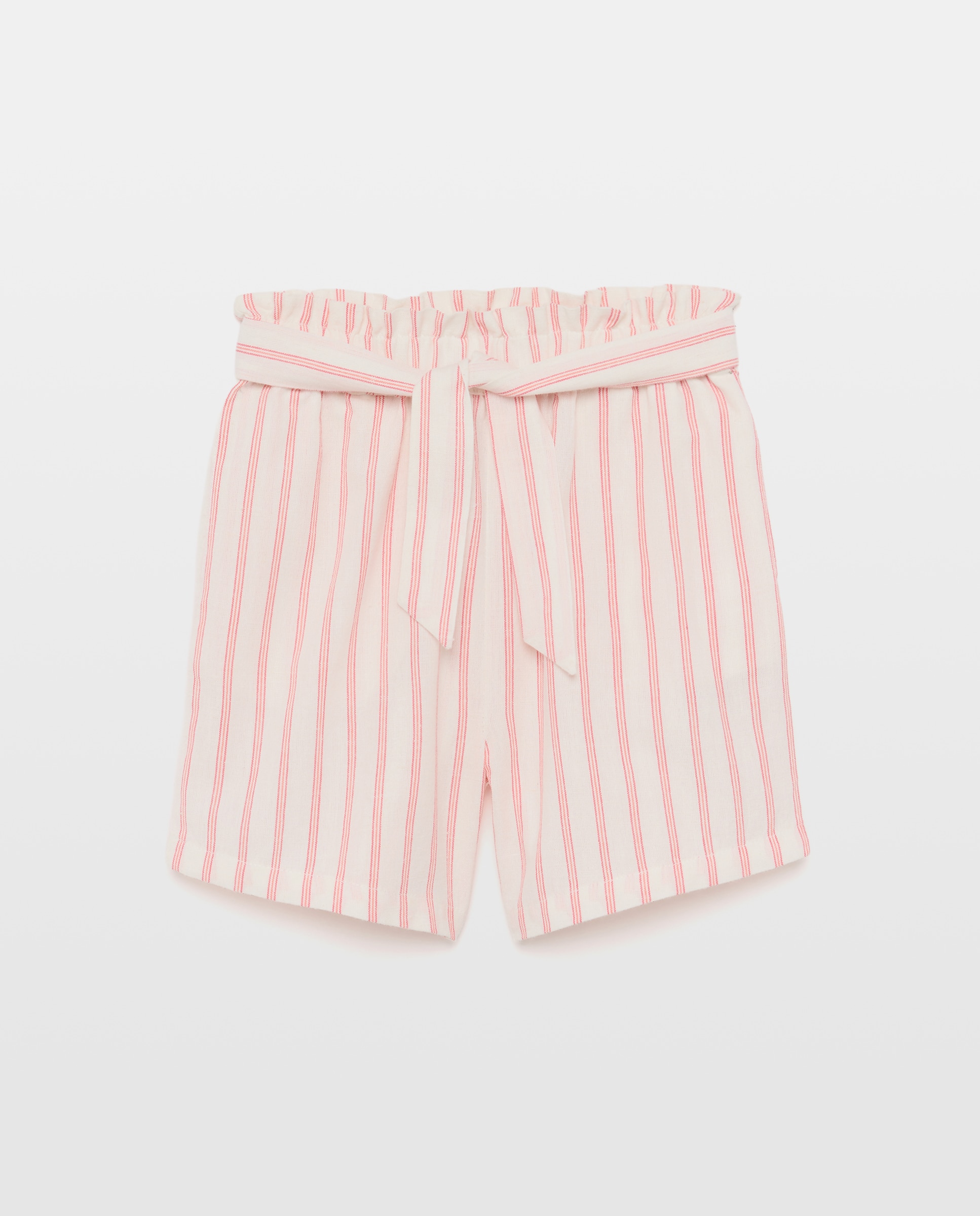 Imagen 0 de Short niña de lino con rayas