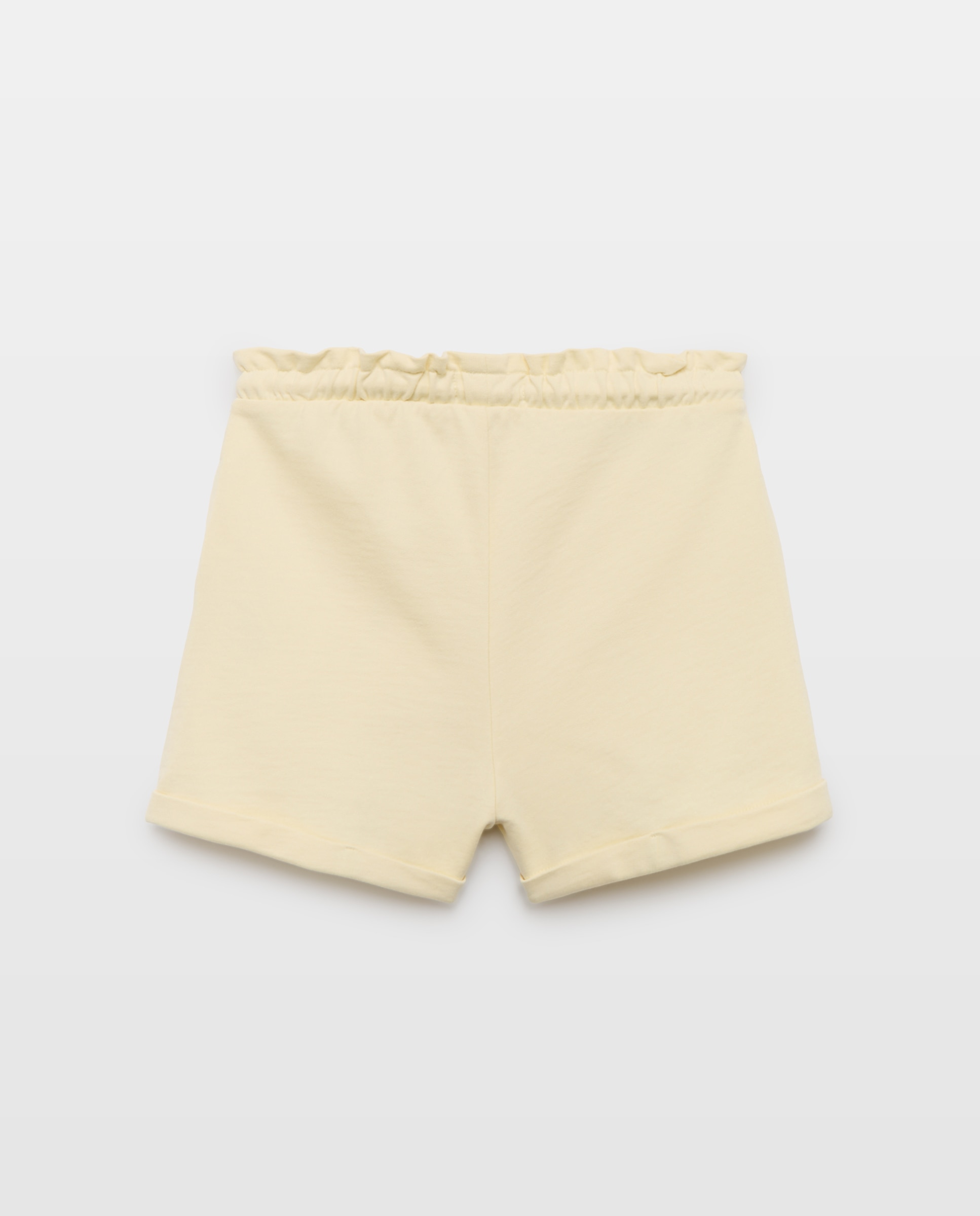 Short niña felpa cordón Amarillo-2