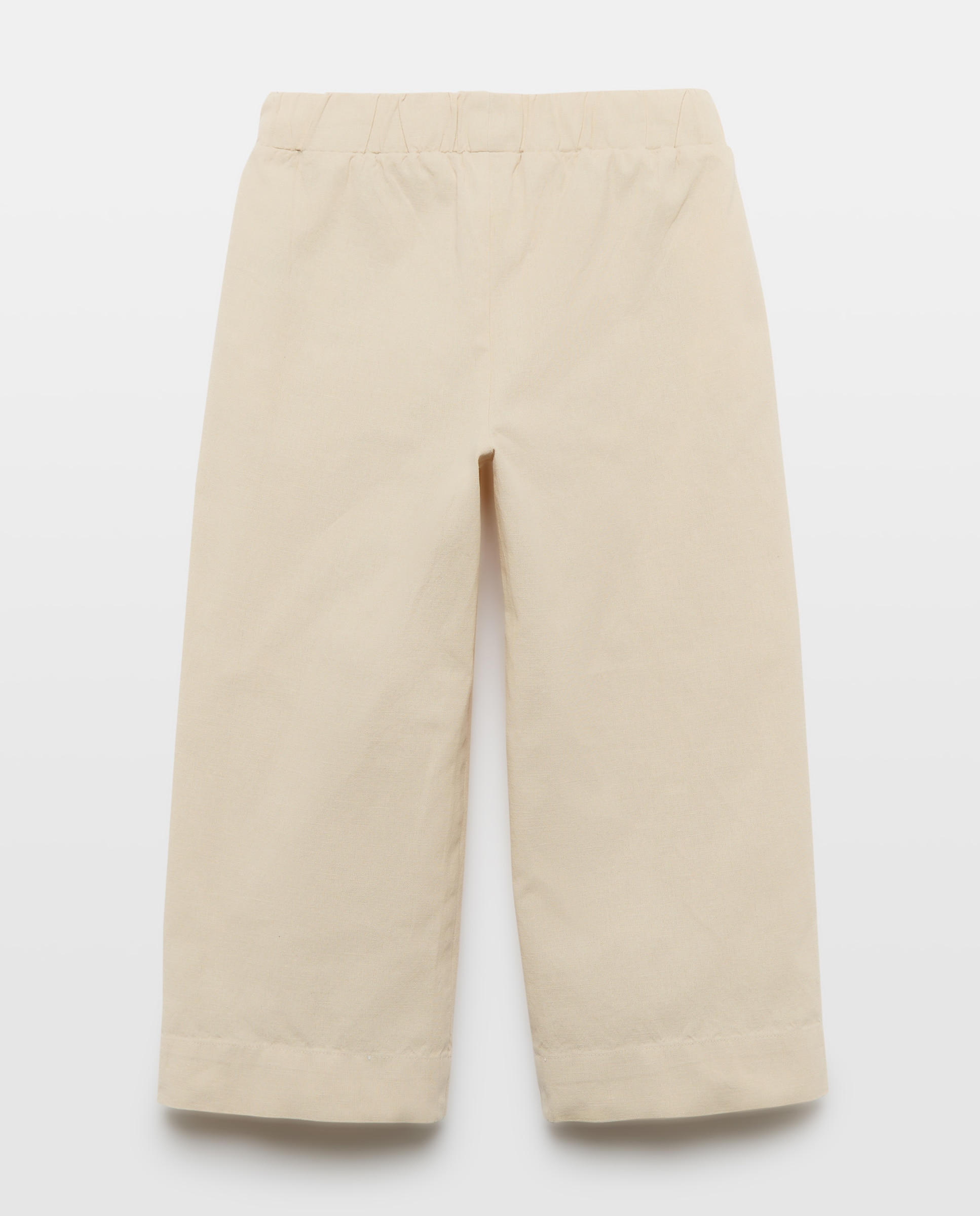 Pantalón niña carpintero Blanco roto-2