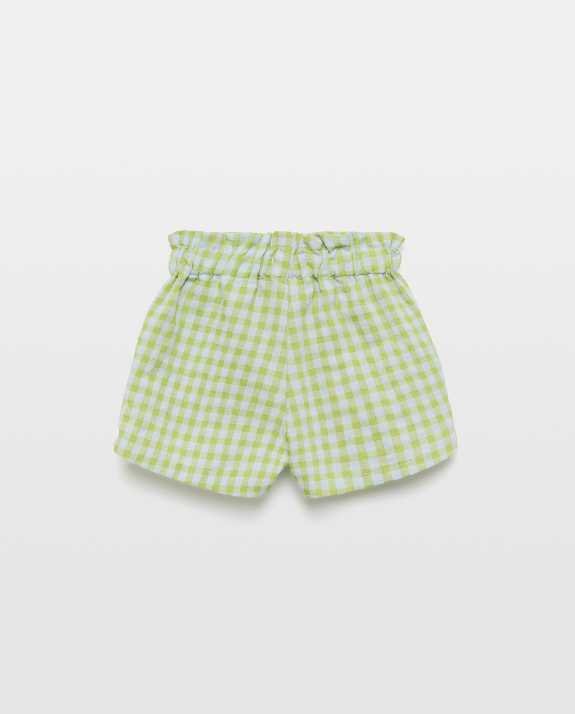 Short bebé niña cuadros vichy 586 Lima-2