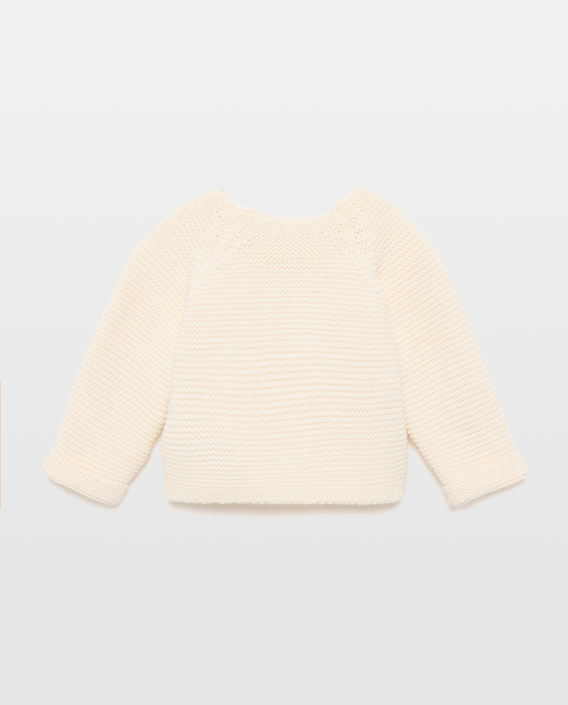 Chaqueta de recién nacido básica 130 Marfil-2